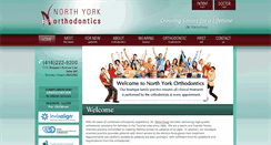 Desktop Screenshot of northyorkorthodontics.com